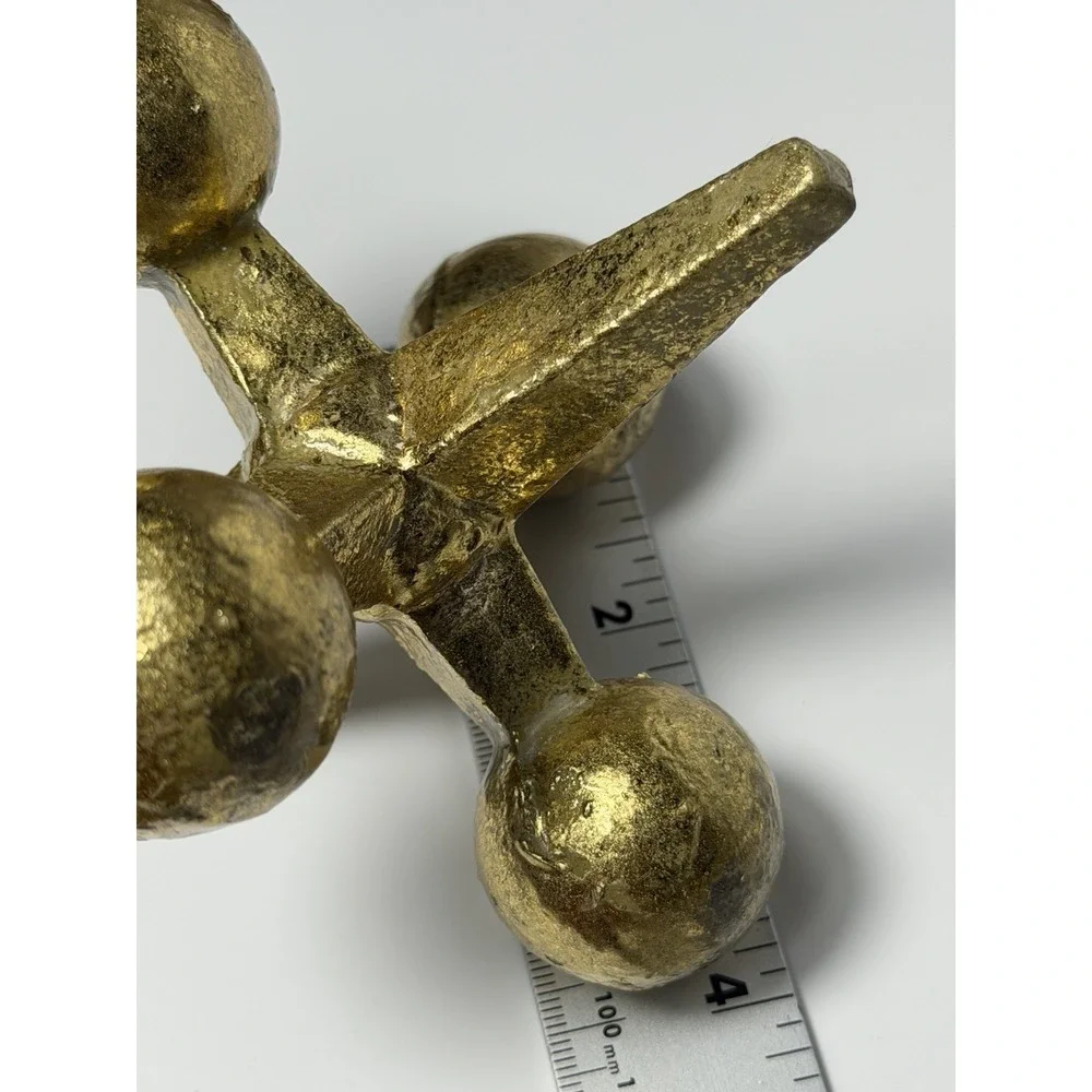 Gold Finish Jacks Jax Rustic Farmhouse Home Decor Paperweight